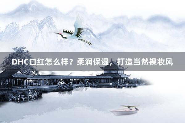 DHC口红怎么样？柔润保湿，打造当然裸妆风